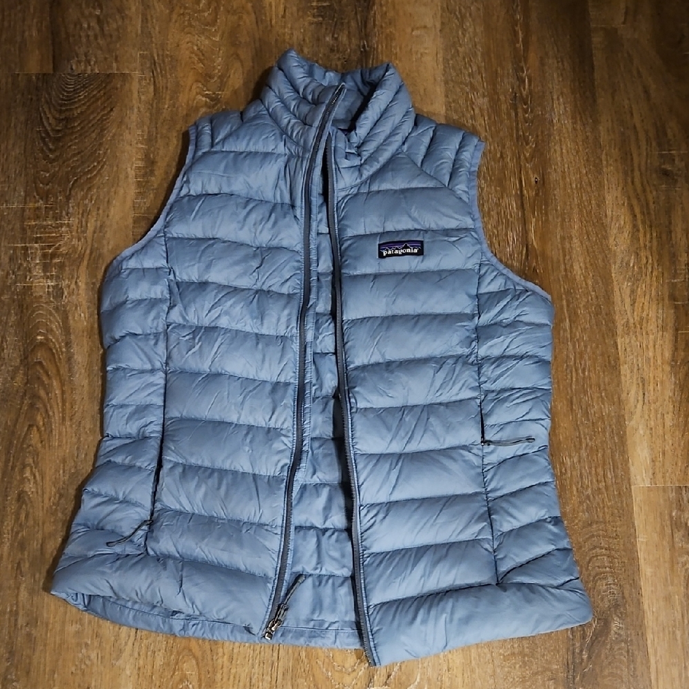 Patagonia Women's Light Blue Quilted Vest